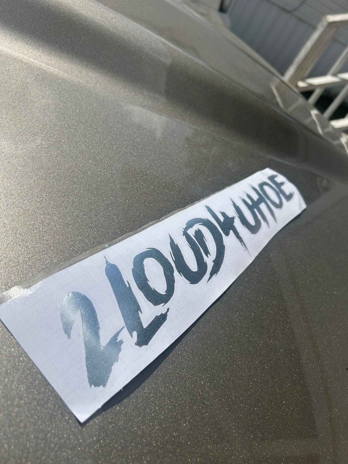 "2LOUD4UH*E" 15" Decals