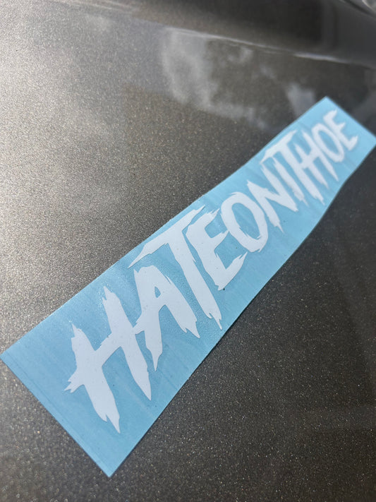 Style #2 Small White Decal