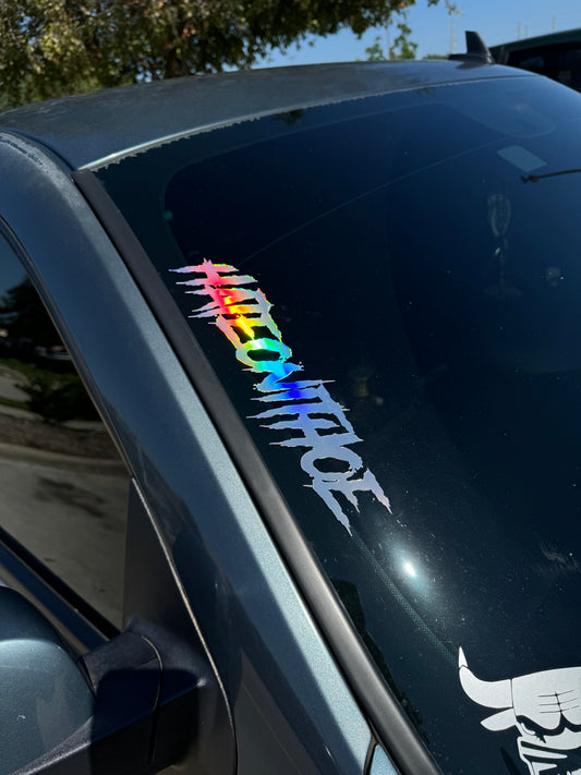 Style #1 Small Holographic Decal
