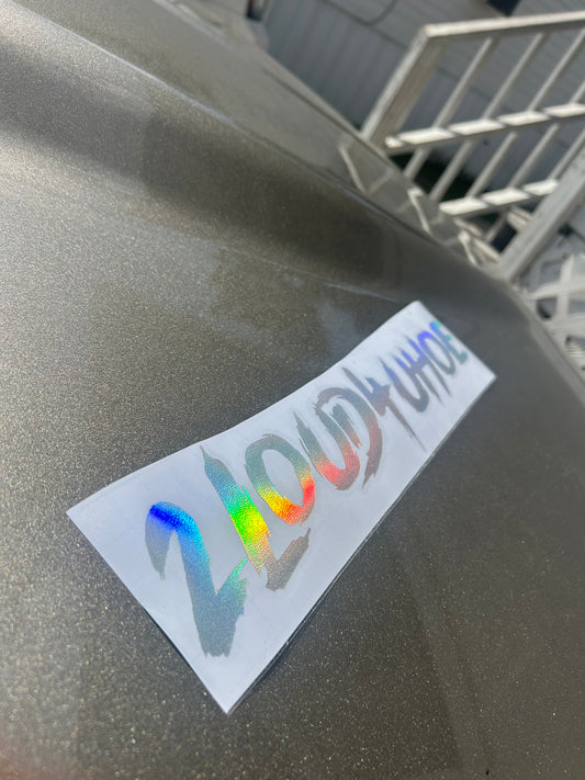 "2LOUD4UH*E" 15" Decals