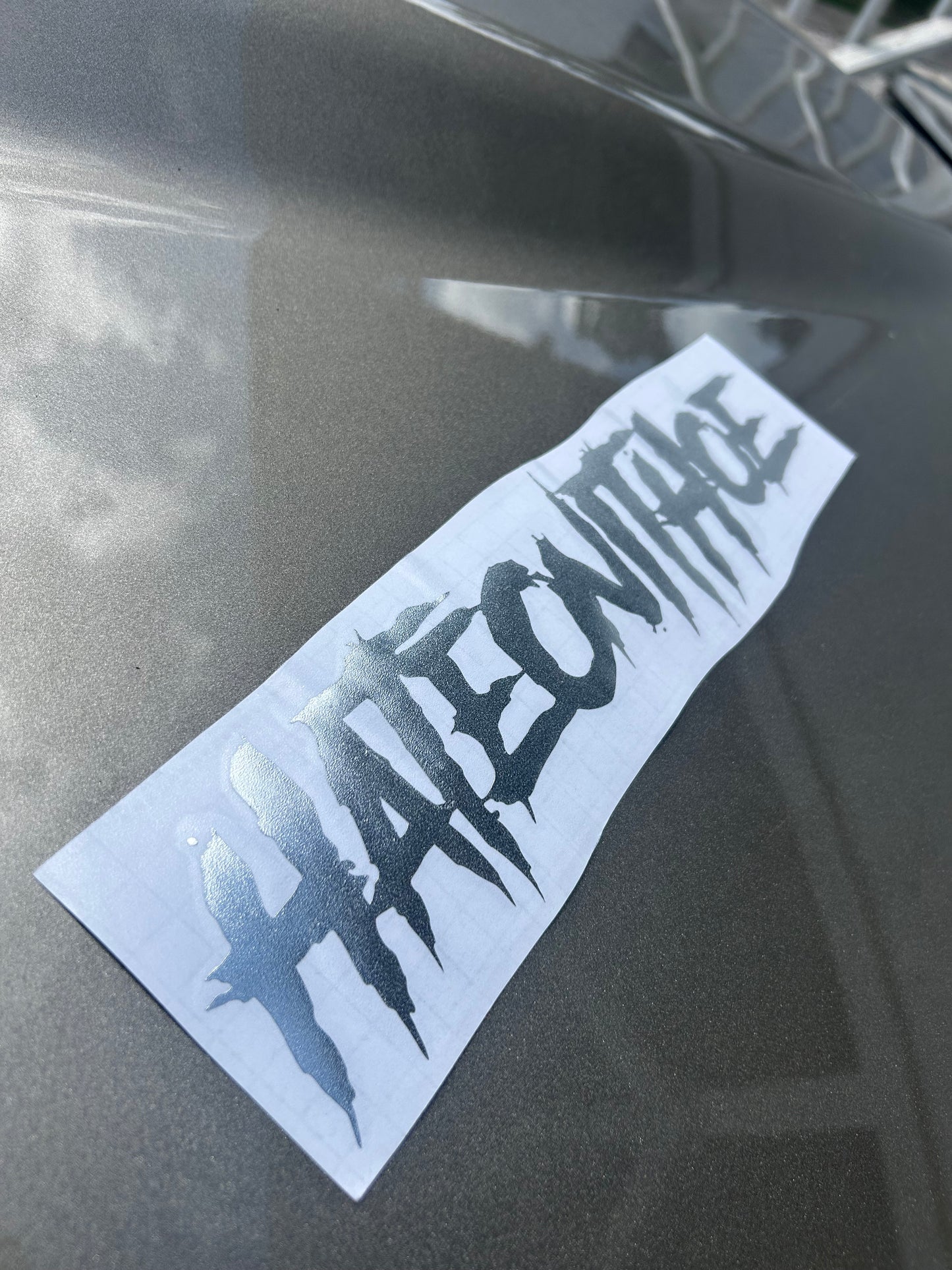 Style #1 Small Chrome Decal