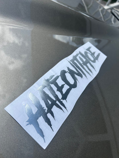 Style #1 Small Chrome Decal
