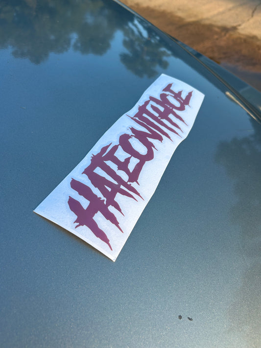 Style #1 Small Pink Holographic Decal