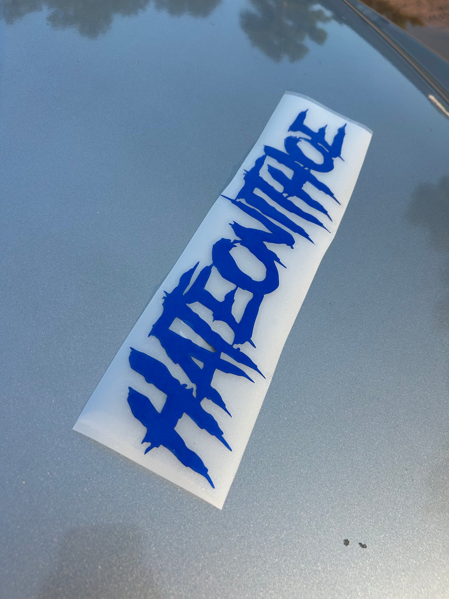 Style #1 Small Candy Blue Decal