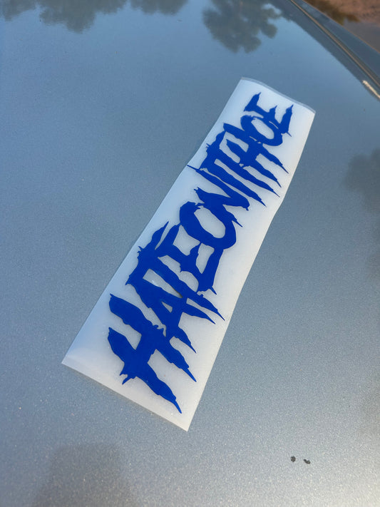 Style #1 Small Candy Blue Decal