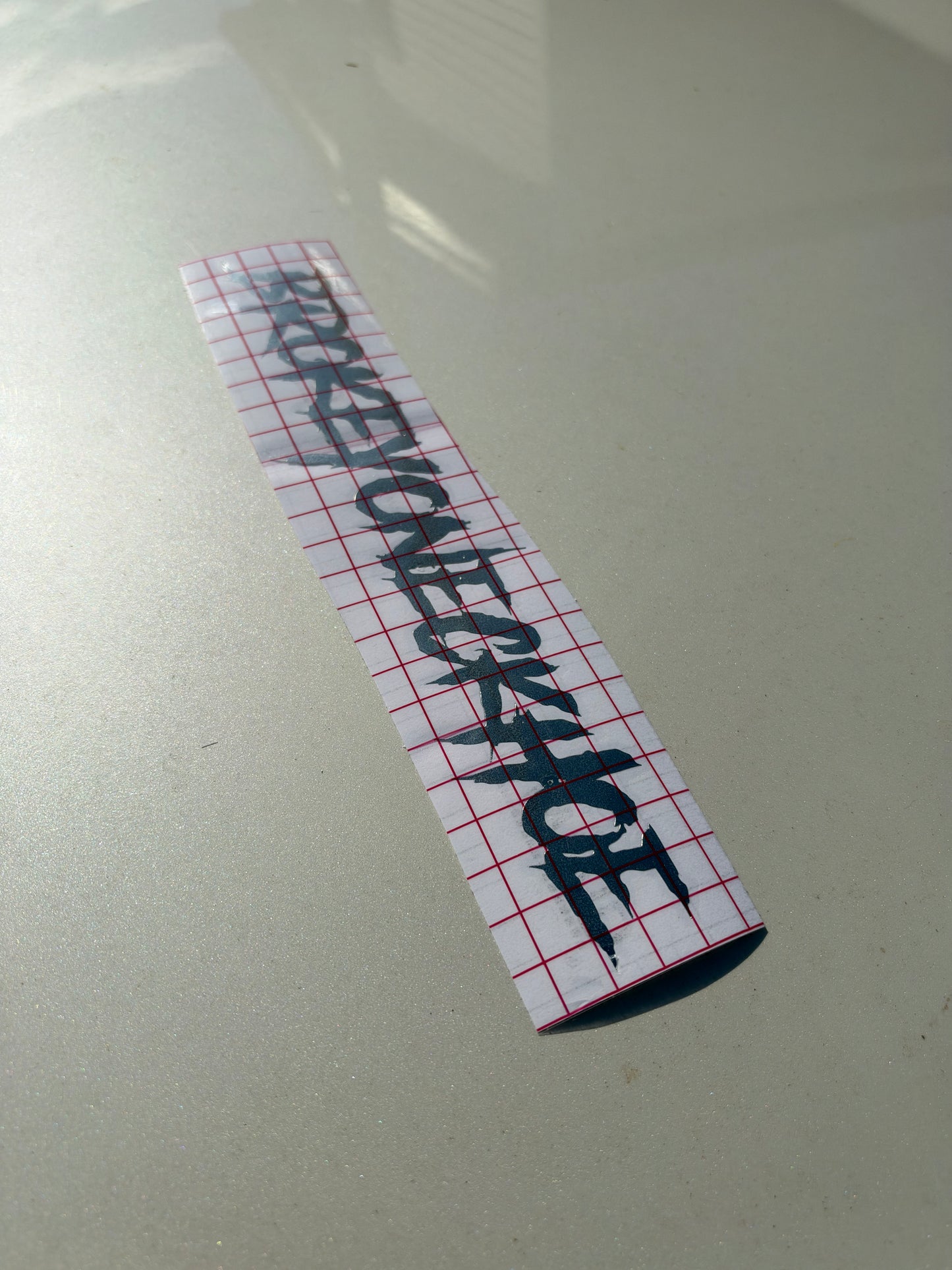 Small 12" 'Brokeyoneckhoe" Decal