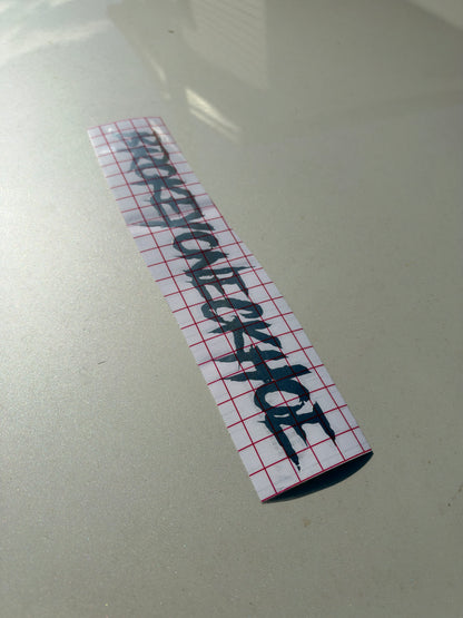 Small 12" 'Brokeyoneckhoe" Decal