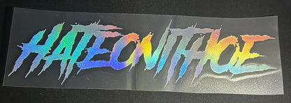 Style #1 Small Holographic Decal